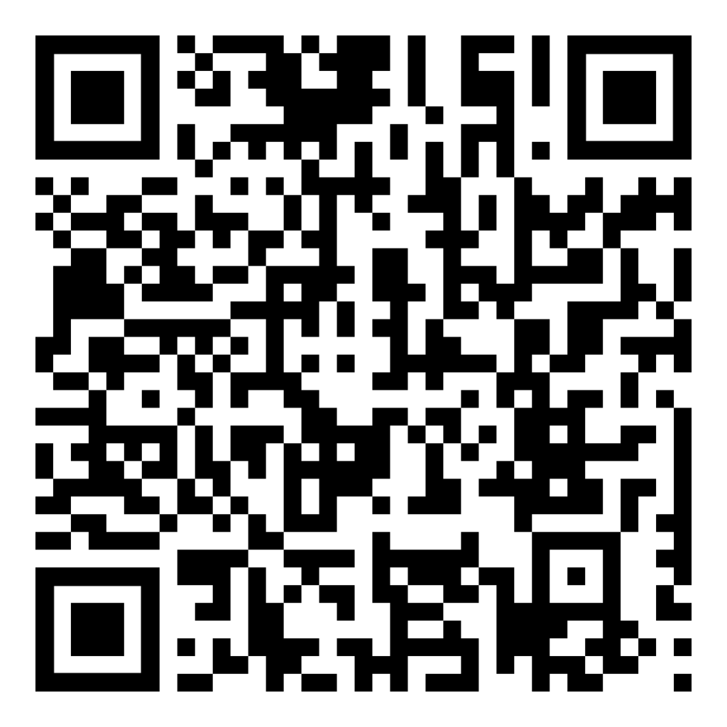 QR code that leads to app store